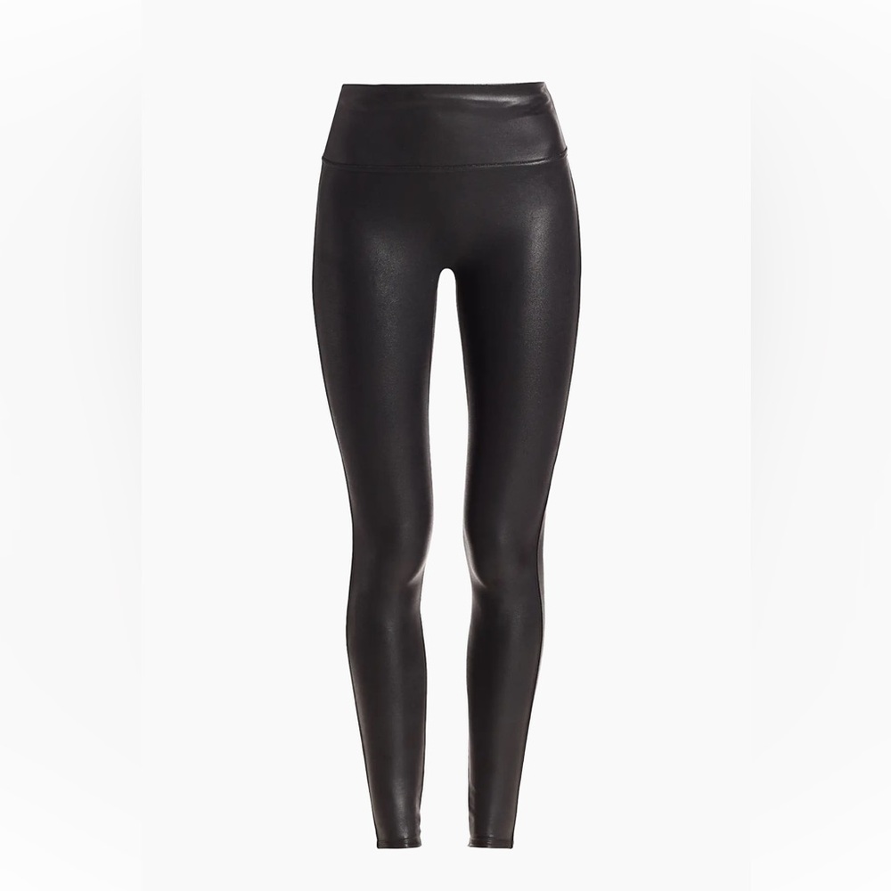 SPANX Shiny Black Leggings